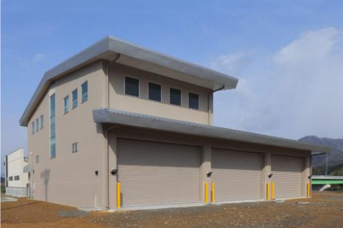 由良川防災拠点災害対策車格納庫建築工事